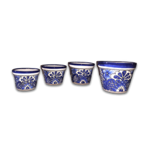 Cargar imagen en el visor de la galería, Maceta Talavera Terracota - Set de 4 piezas
