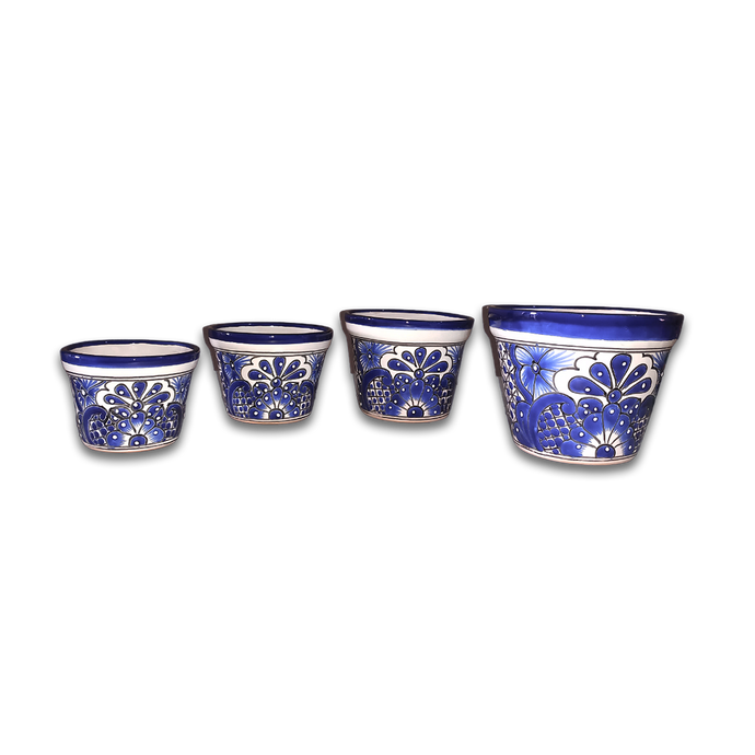 Maceta Talavera Terracota - Set de 4 piezas